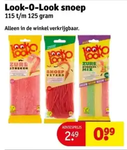 Kruidvat Look O Look snoep aanbieding