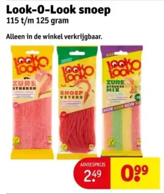 Kruidvat Look O Look snoep aanbieding