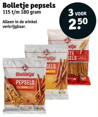 Kruidvat Bolletje pepsels aanbieding