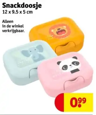 Kruidvat Snackdoosje aanbieding