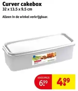 Kruidvat Curver cakebox aanbieding