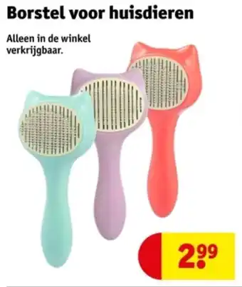 Kruidvat Borstel voor huisdieren aanbieding