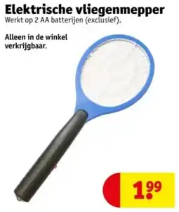 Kruidvat Elektrische vliegenmepper aanbieding