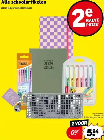 Kruidvat Alle schoolartikelen aanbieding