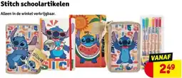 Kruidvat Stitch schoolartikelen aanbieding