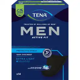 Albert Heijn Tena Men active fit protective extra light aanbieding