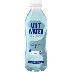 Albert Heijn Vitwater Impulse zwarte bessen druif aanbieding