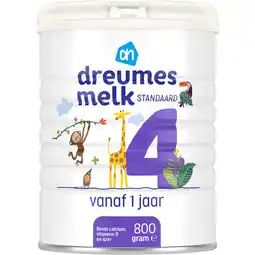 Albert Heijn AH Dreumesmelk standaard vanaf 1 jaar aanbieding