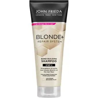Albert Heijn John Frieda Blonde+ repair bond building shampoo aanbieding