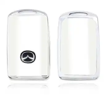 ANWB Dutch Shield Sleutelhoesje Mazda wit B3 Zilver Wit aanbieding