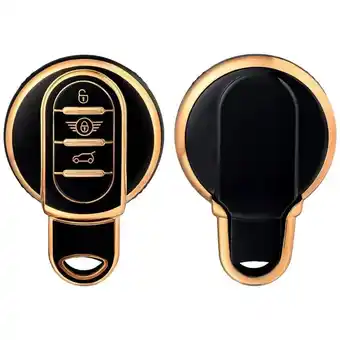 ANWB Dutch Shield Sleutelhoesje Mini goud C3 Zwart-Goud aanbieding