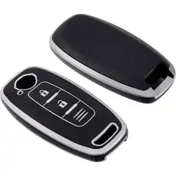 ANWB Dutch Shield Sleutelhoesje Nissan zwart D2 Zwart-Zilver aanbieding