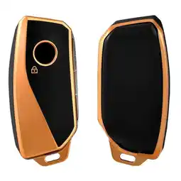 ANWB Dutch Shield Sleutelhoesje BMW goud F4 Zwart-Goud aanbieding