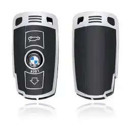 ANWB Dutch Shield Sleutelhoesje BMW zwart E4 Zwart-Zilver aanbieding