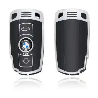 ANWB Dutch Shield Sleutelhoesje BMW zwart E4 Zwart-Zilver aanbieding