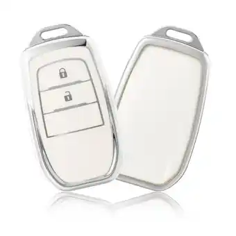 ANWB Dutch Shield Sleutelhoesje Toyota wit A2 Zilver Wit aanbieding