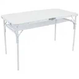 ANWB Bo-camp Pastel Tafel Yvoire 120x60 cm Wit aanbieding