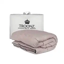 ANWB Troonz Dekbed Zonder Overtrek 140x200 Taupe aanbieding