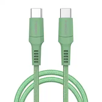 ANWB Imoshion Gevlochten USB-C naar USB-C kabel Groen aanbieding