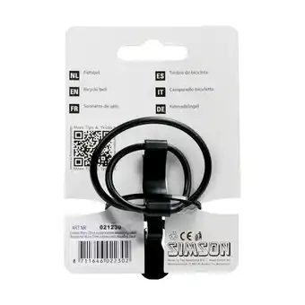 ANWB Simson Fietsbel Micro 23mm Zwart aanbieding