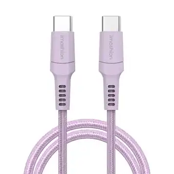 ANWB Imoshion Gevlochten USB-C naar USB-C kabel Lila aanbieding