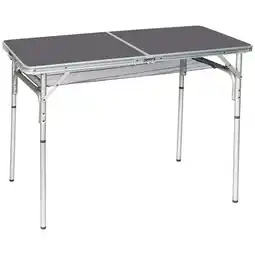 ANWB Bo-camp Tafel Koffermodel 120x60 cm Grijs aanbieding