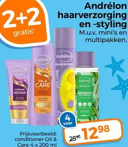 Trekpleister Andrélon haarverzorging en styling aanbieding