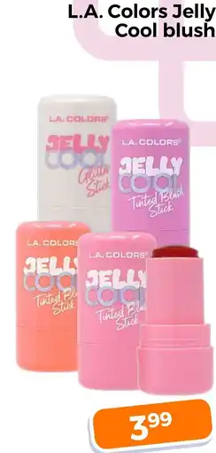 Trekpleister L.A. Colors Jelly Cool blush aanbieding