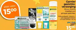 Trekpleister Garnier gezichtsverzorging aanbieding