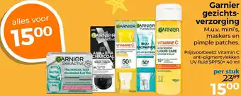 Trekpleister Garnier gezichtsverzorging aanbieding