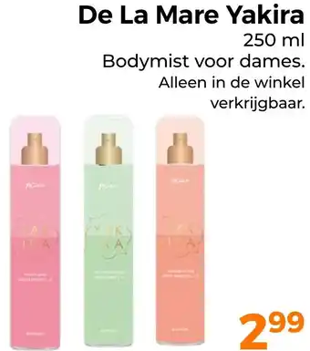 Trekpleister De La Mare Yakira aanbieding