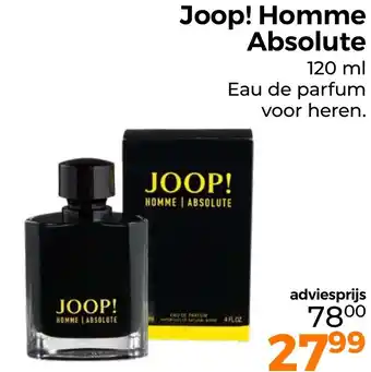 Trekpleister Joop! Homme Absolute aanbieding