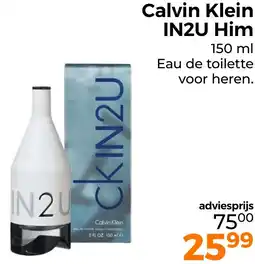 Trekpleister Calvin Klein IN2U Him aanbieding