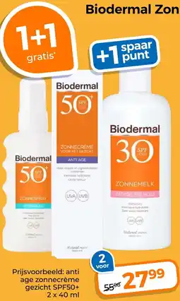 Trekpleister Biodermal Zon aanbieding
