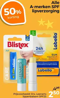 Trekpleister Alle A-merken SPF lipverzorging aanbieding