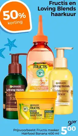 Trekpleister Fructis en Loving Blends haarkuur aanbieding