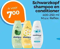 Trekpleister Schwarzkopf shampoo en conditioner aanbieding