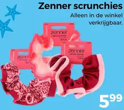 Trekpleister Zenner scrunchies aanbieding