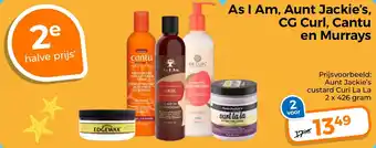 Trekpleister As I Am, Aunt Jackie's, CG Curl, Cantu en Murrays aanbieding