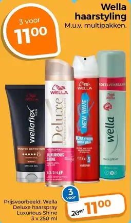 Trekpleister Wella haarstyling aanbieding