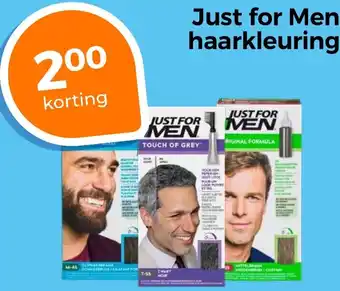 Trekpleister Just for Men haarkleuring aanbieding