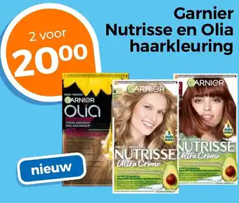 Trekpleister Garnier Nutrisse en Olia haarkleuring aanbieding