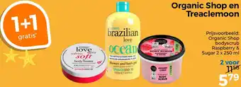 Trekpleister Organic Shop en Treaclemoon aanbieding
