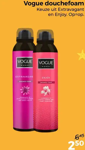 Trekpleister Vogue douchefoam aanbieding