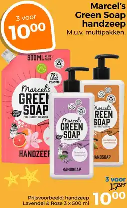 Trekpleister Marcel's Green Soap handzeep aanbieding
