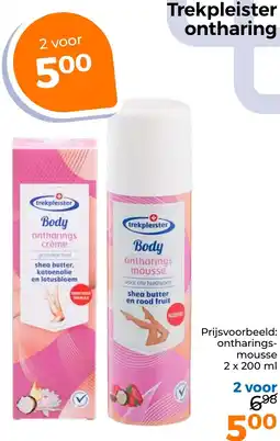 Trekpleister Trekpleister ontharing aanbieding
