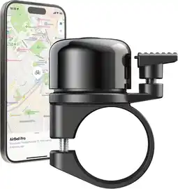 Amazon AirBell Pro Sonnette de vélo, avec tracker intégré, pour Apple Localiser mon aanbieding