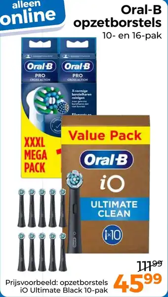 Trekpleister Oral-B opzetborstels aanbieding