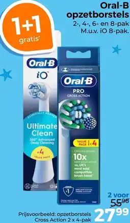 Trekpleister Oral-B opzetborstels aanbieding