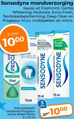 Trekpleister Sensodyne mondverzorging aanbieding